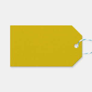 Étiquettes de cadeau jaune foncé