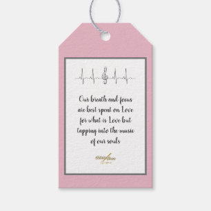 Étiquettes de Cadeau "Ode à l'Amour" par la Poète