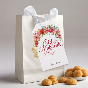 Étiquettes de cadeau personnalisées Eid Mubarak