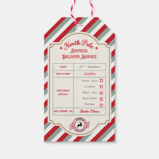 Étiquettes de cadeau personnalisées officielles du