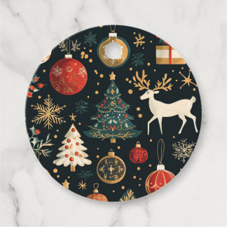 Étiquettes de cadeaux à thème de Noël