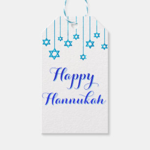 Étiquettes de cadeaux de bénédictions de Hanukkah