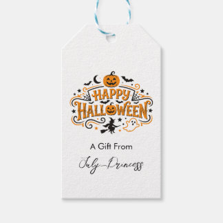 Étiquettes de cadeaux Halloween, étiquettes de cad