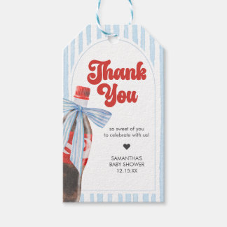 Étiquettes de cadeaux pour Baby Shower 'Elle est p