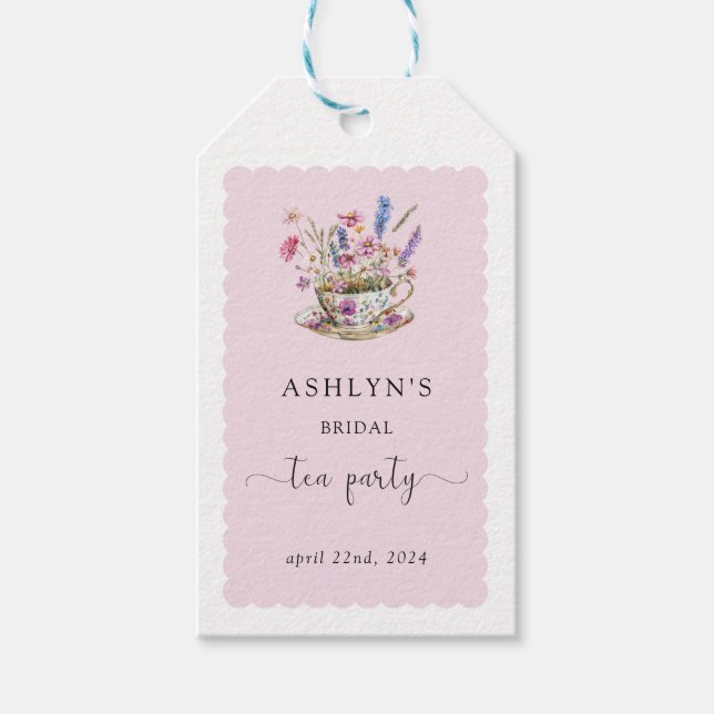Étiquettes de cadeaux pour une fête prénuptiale su (Devant)