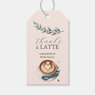 Étiquettes de café de remerciement pour la fête de