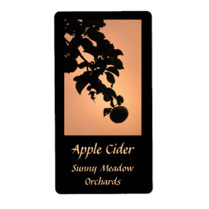 Étiquettes de cidre d'Apple