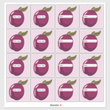 Étiquettes de Confiture de Prune Personnalisées en