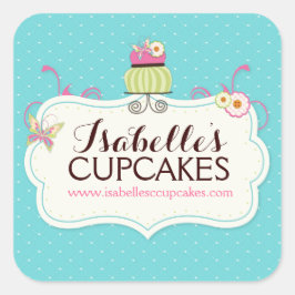 Étiquettes de cupcake Whimsical et amusant