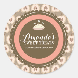 Étiquettes de dessert Whimsical et amusant