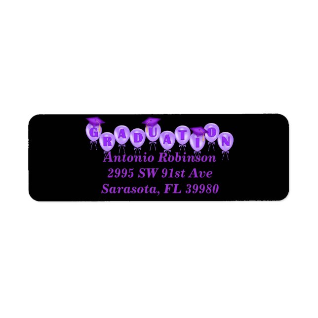 Étiquettes de diplômes élégants (Devant)