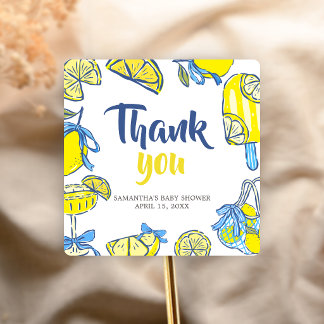 Étiquettes de Faveur de Baby Shower Ciao Baby Lemo
