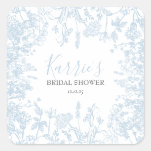 Étiquettes de faveur de Baby Shower de mariage flo