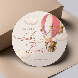 Étiquettes de faveur d'ours ! Autocollant rond cla