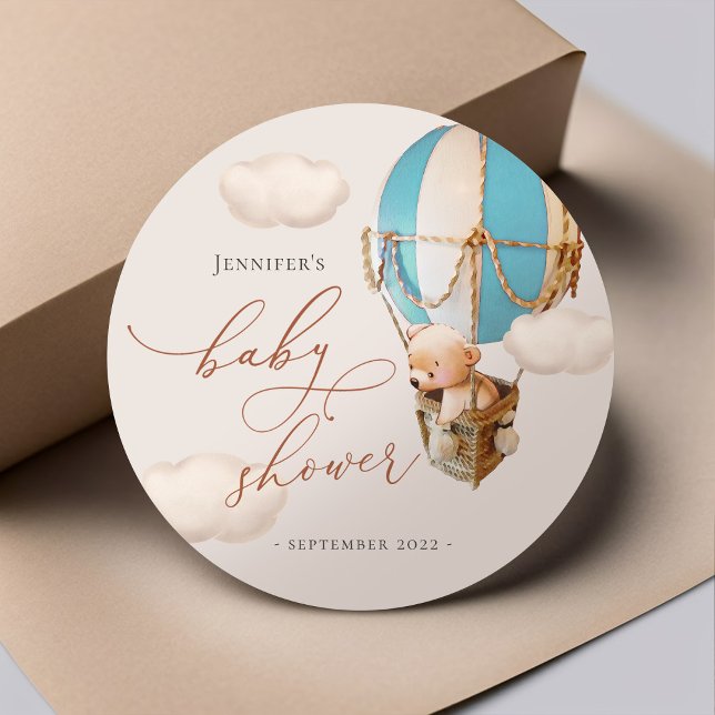 Étiquettes de faveur d'ours! Autocollant rond clas (Créateur téléchargé)