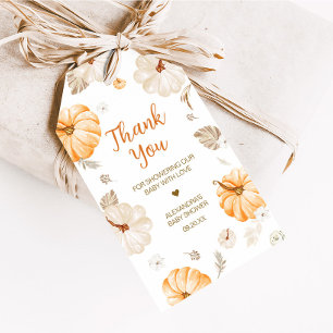 Étiquettes de Faveurs de Baby Shower Automnal pour
