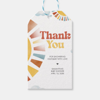 Étiquettes de Faveurs pour Baby Shower Here Comes