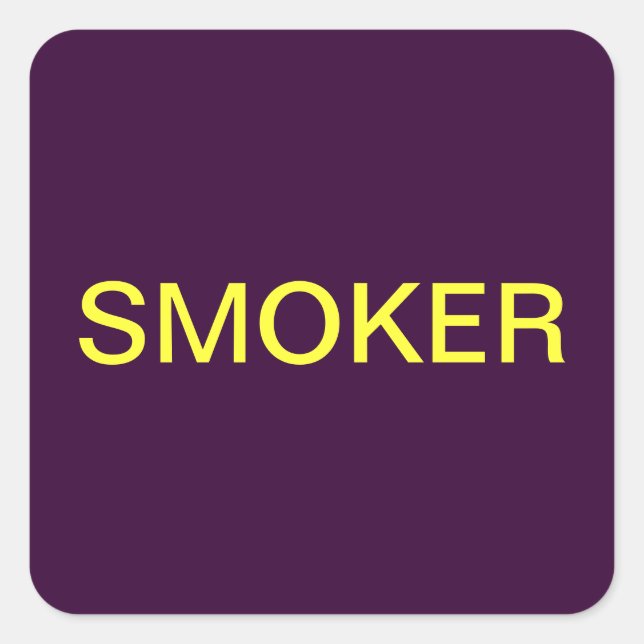 Étiquettes de graphique Médicale fumeur (Devant)