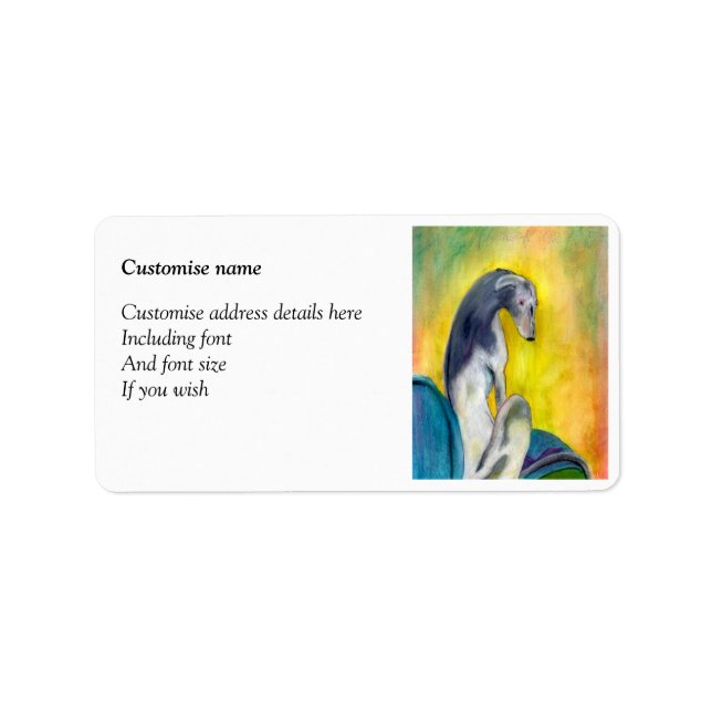 Étiquettes de Greyhound (a274) (Devant)