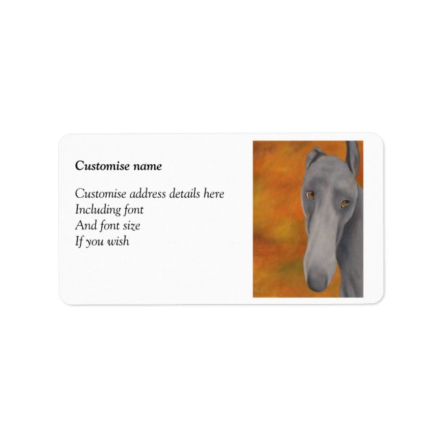Étiquettes de Greyhound (a275) (Devant)