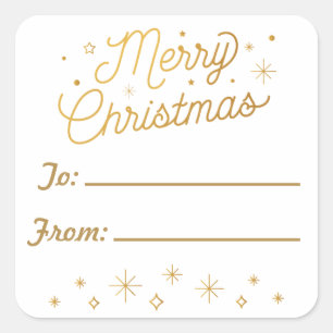 Étiquettes de JOYEUX NOËL/autocollant de Noël