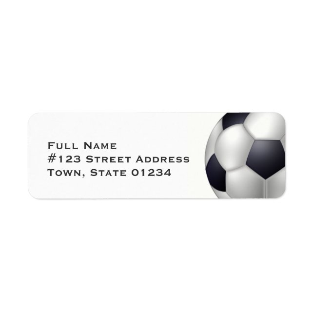 Étiquettes de la boîte de balle de football (Devant)