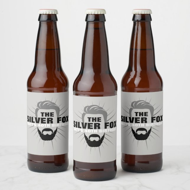 Étiquettes de la bouteille de bière de fête mascul (Bouteilles)