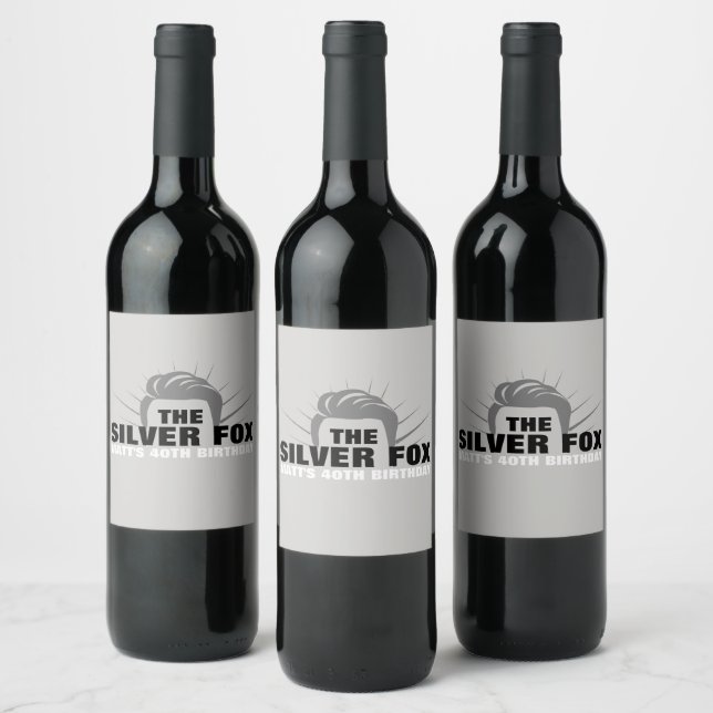Étiquettes de la bouteille de vin de fête masculin (Bouteilles)