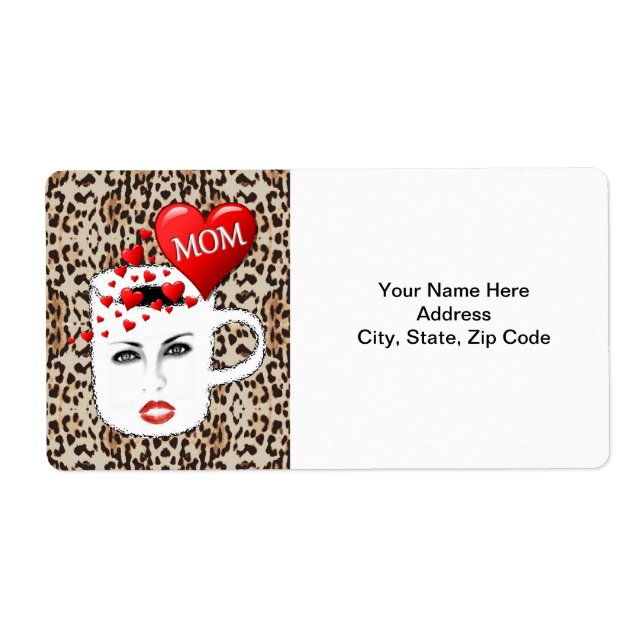 Étiquettes de la fête des mères (Devant)