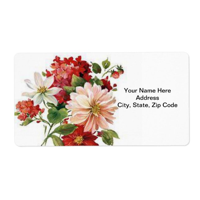 Étiquettes de la fête des mères (Devant)