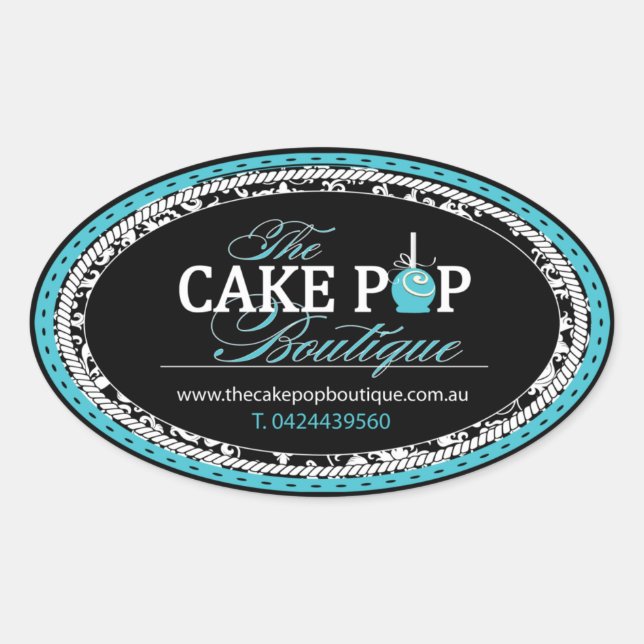 Étiquettes de la pop gâteau personnalisés (Devant)