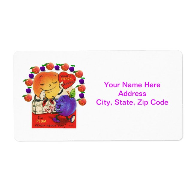 Étiquettes de la Saint Valentin (Devant)