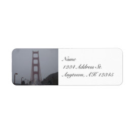 Étiquettes de l'adresse de retour du pont du porta