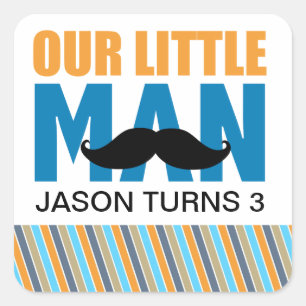 Étiquettes de l'Carré Little Man
