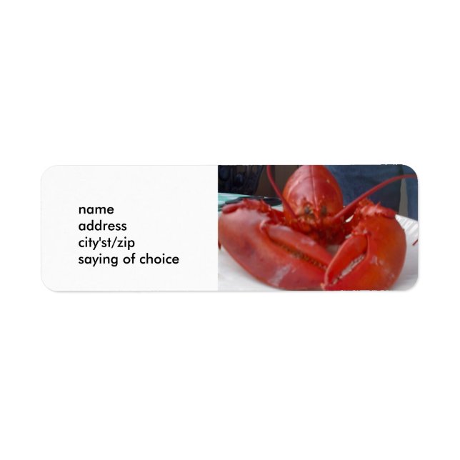 Étiquettes DE LOBSTER LUSCIEUX (Devant)