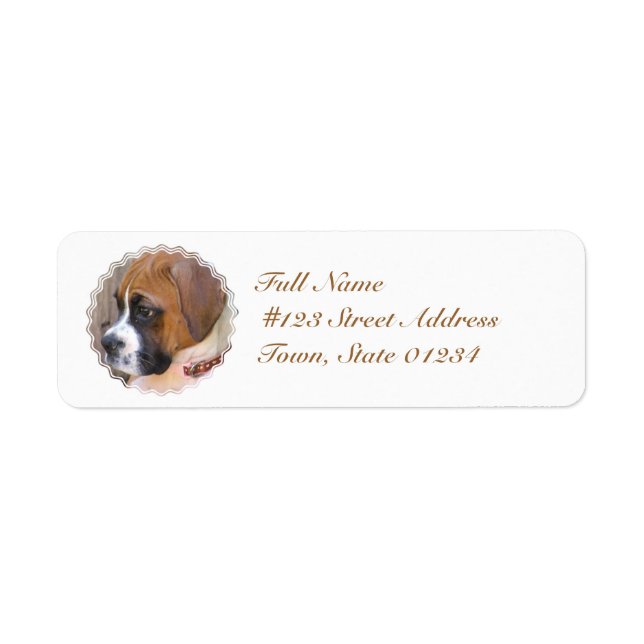 Étiquettes de messagerie de Chien Chien Chien de B (Devant)