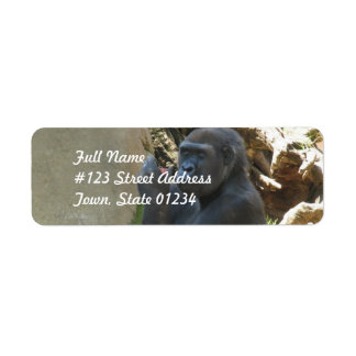 Étiquettes de messagerie Gorilla réfléchi