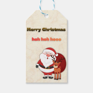 Étiquettes de Noël pour l'emballage des fêtes