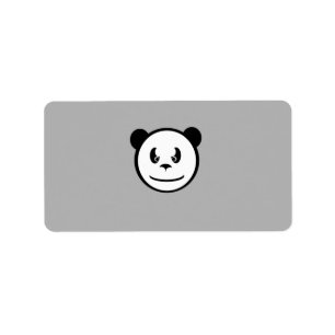 Étiquettes de Panda en colère