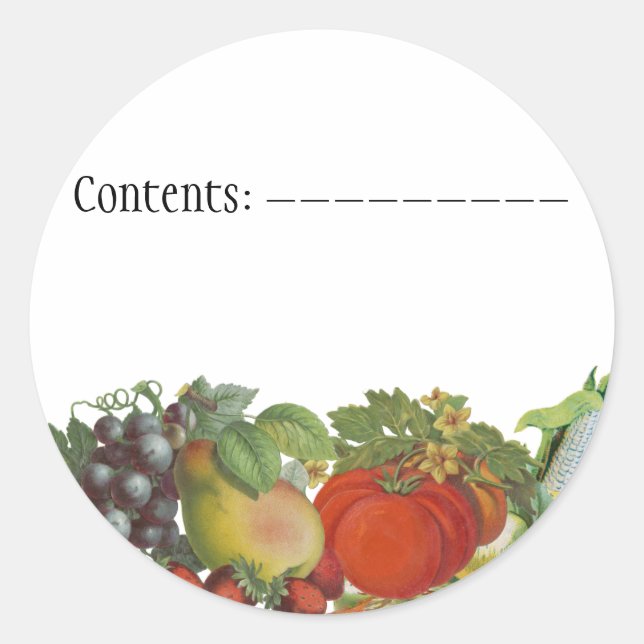 Étiquettes de paquets de semences vintages (Devant)