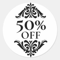 Étiquettes de pourcentage de réduction pour boutiq