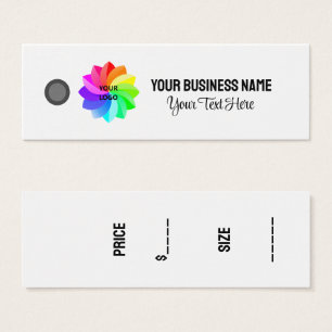 Étiquettes de prix bon marché personnalisées Logo 