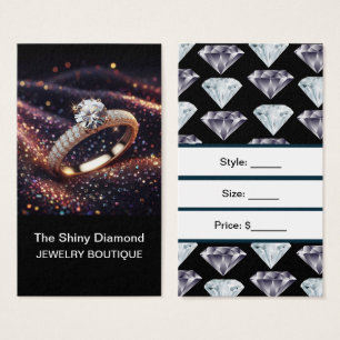 Étiquettes de prix de bijoux Étiquettes de prix pe