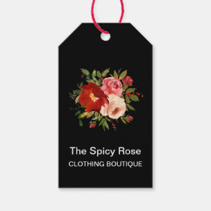 Étiquettes de prix Roses aquarelles Floral Retail
