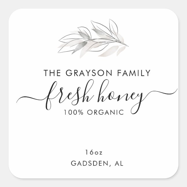 Étiquettes de produit (Devant)