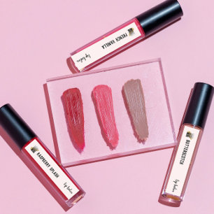 Étiquettes de produit de maquillage Logo Lip Balm 