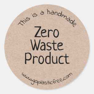 Étiquettes de produits artisanaux sans déchets Kra