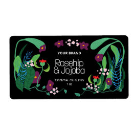 Étiquettes de produits de bouteilles de gouttelett