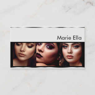 Étiquettes de produits gris argent avec logo Photo