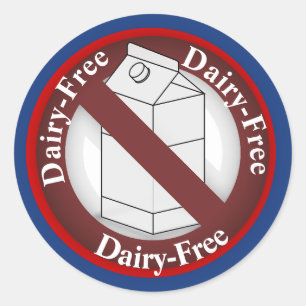 Étiquettes de produits sans lactose